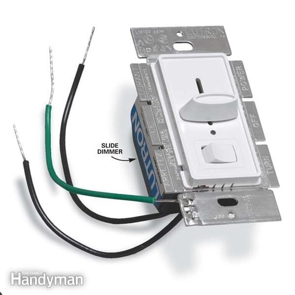 Hook up light switch dimmer