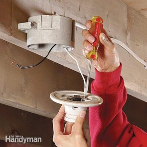 How to Replace a Pull-Chain Light Fixture