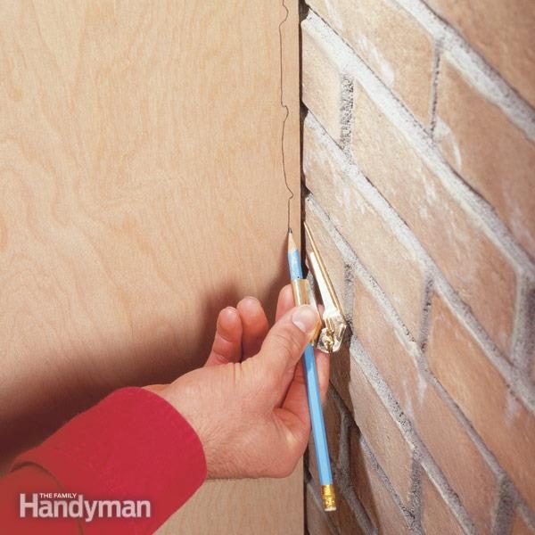 how to scribe for a perfect fit | the family handyman
