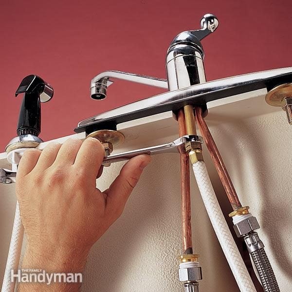 Replace a Sink Sprayer and Hose | The Family Handyman