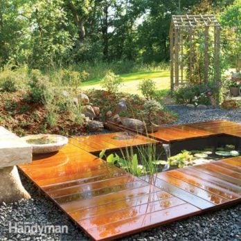 How to Build a Pond and Waterfall in the Backyard | The ...