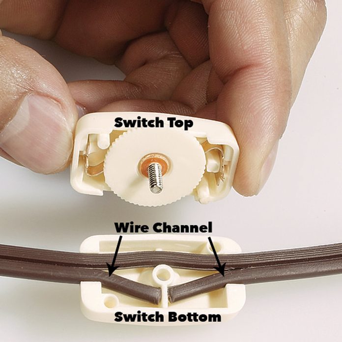 How To Install An In Line Cord Switch, How To Fix A Lamp Rotary Switch