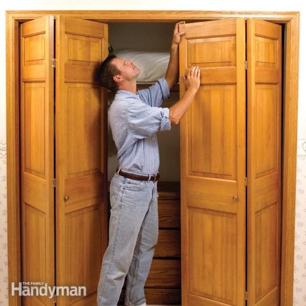  How to Fix  Stubborn Bifold Closet  Doors The Family Handyman