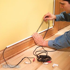 How to Hide Wiring: Speaker and Low-Voltage Wire