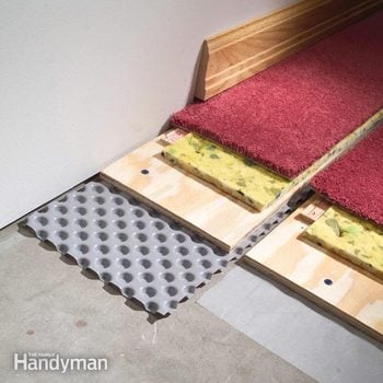 how to carpet a basement