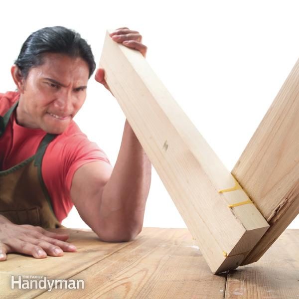 repairing wood: strong glue joints in wood | the family handyman