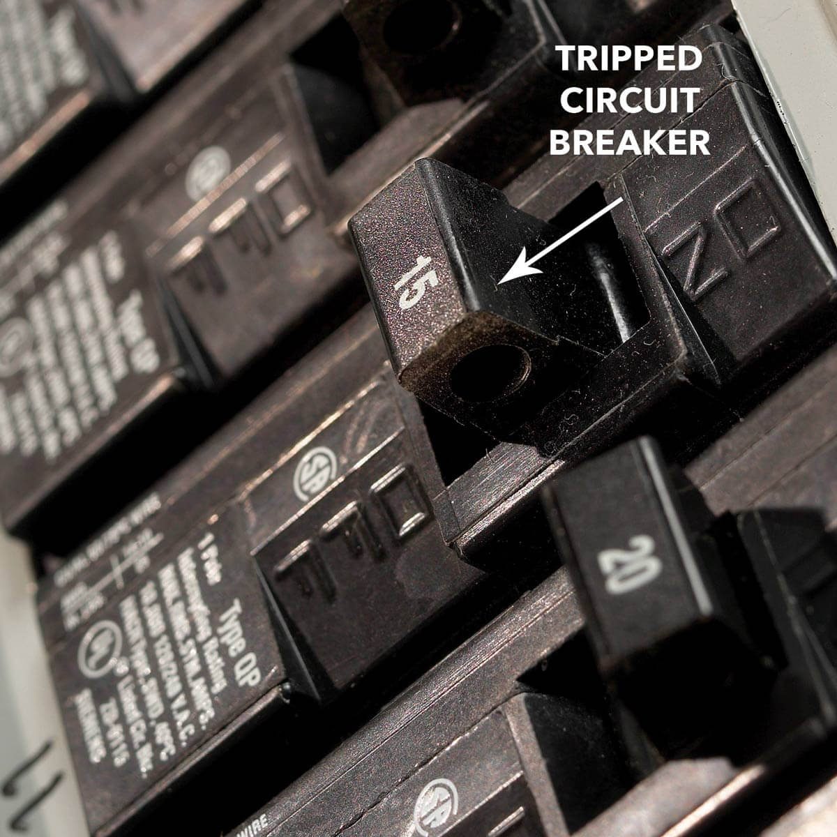 how to find a tripped circuit breaker diagram