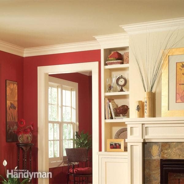 How To Cut And Install Crown Molding Diy The Family Handyman - How To Install Decorative Trim On Walls