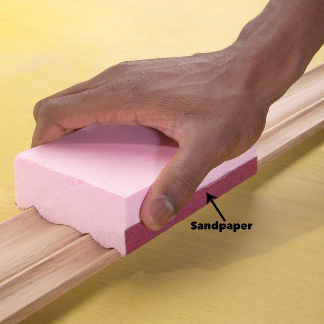 customized sanding block