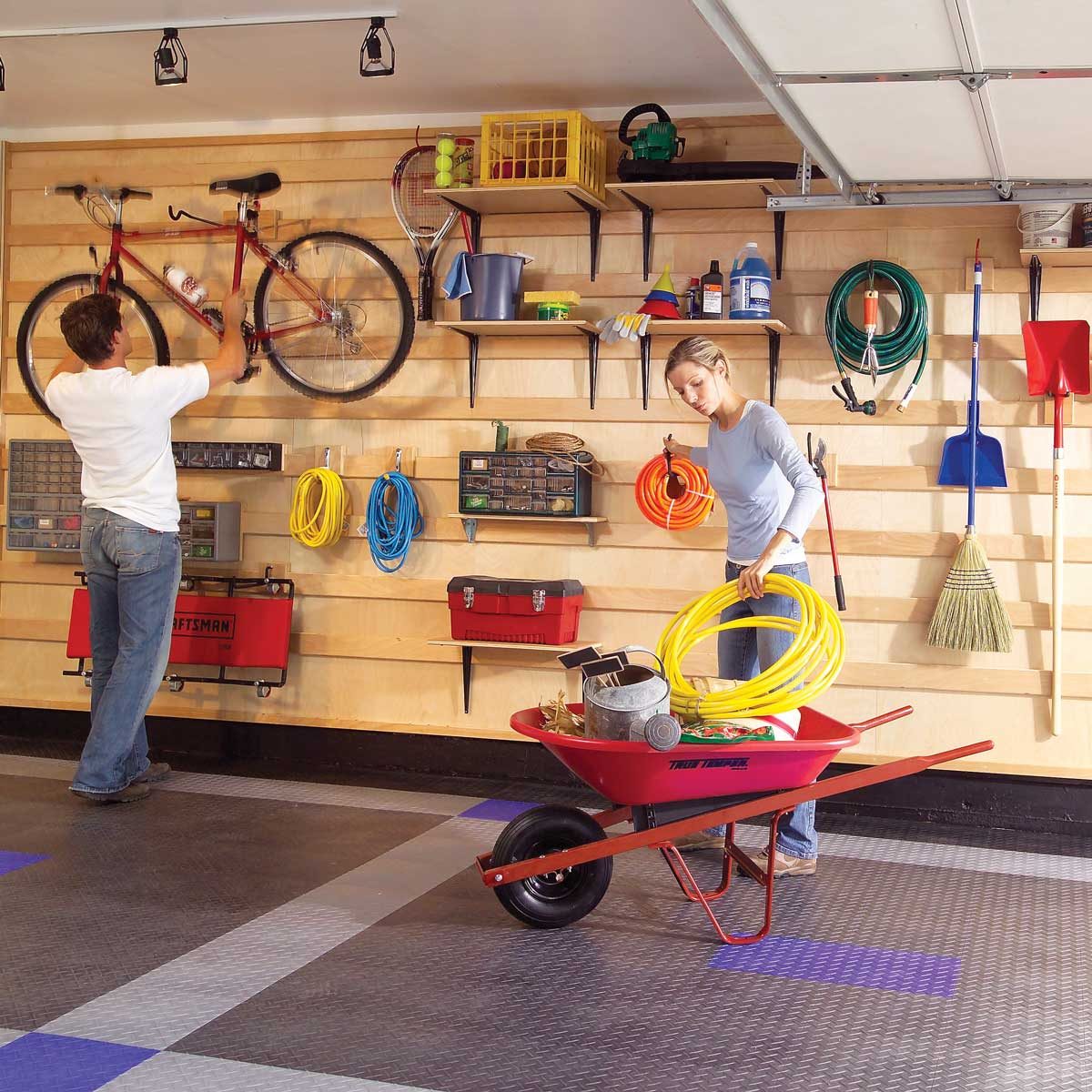 garage wall storage hooks