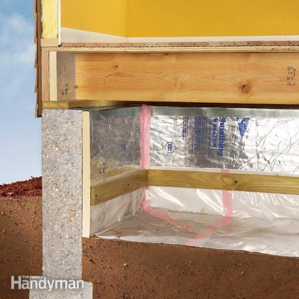 How To Install A Vapor Barrier In The Crawlspace
