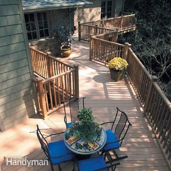 Deck rails decking rails