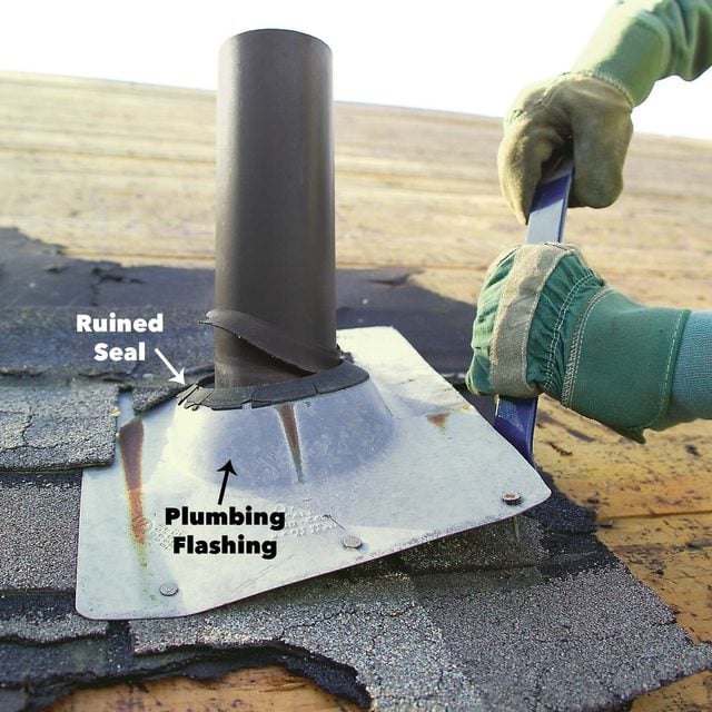 remove vent flashing