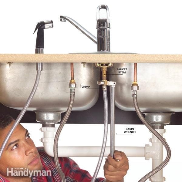 How To Fix A Leaking Sink Sprayer Family Handyman