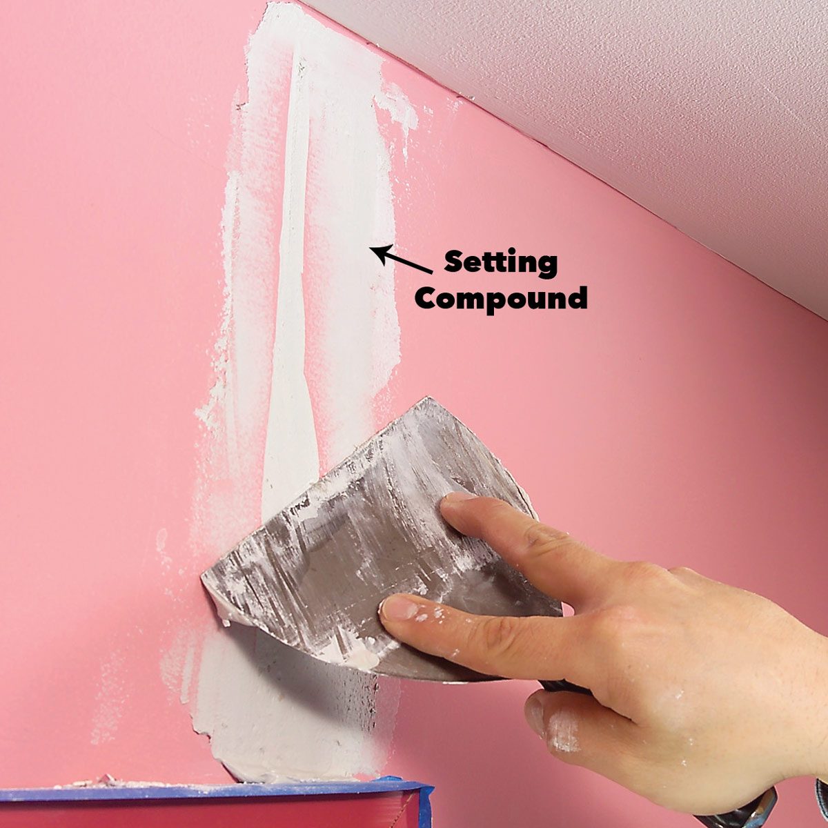 fill drywall crack with setting compound how to paint new drywall