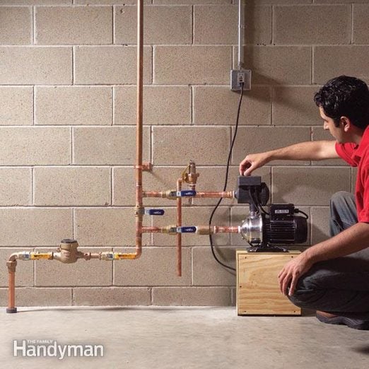 How To Increase Water Pressure In Your House Diy Family Handyman
