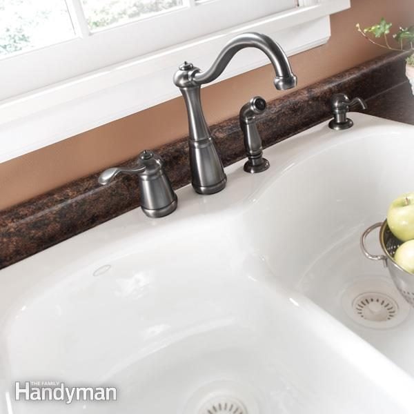 Replace A Sink Install New Kitchen Sink The Family Handyman