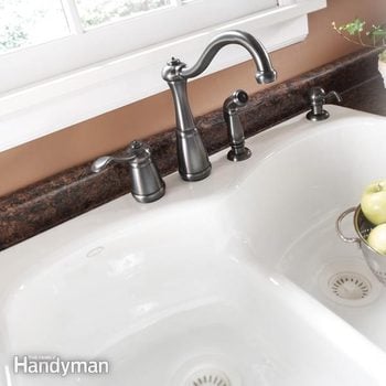 Replace A Sink Install New Kitchen Sink Diy Family Handyman