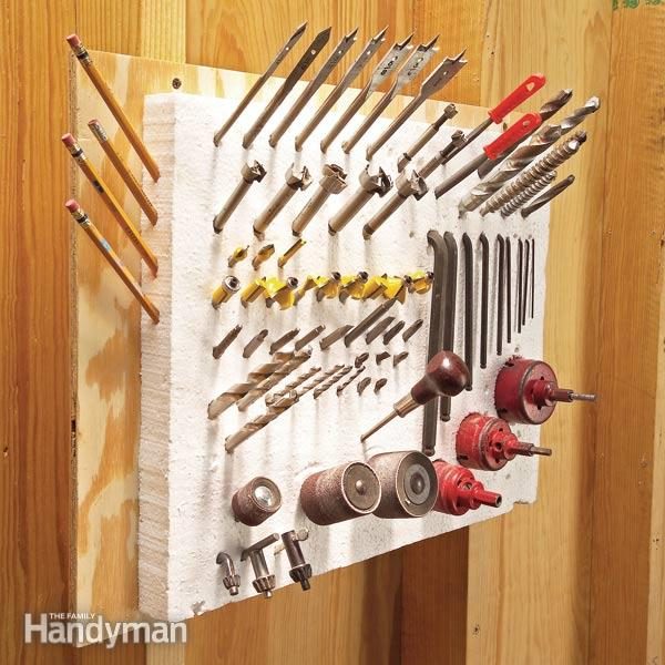 Clever Tool Storage: Drill Bits and Other Pointy Tools