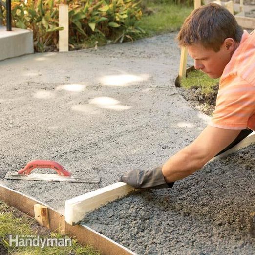 Tips to Build a Concrete Walkway (DIY) | Family Handyman