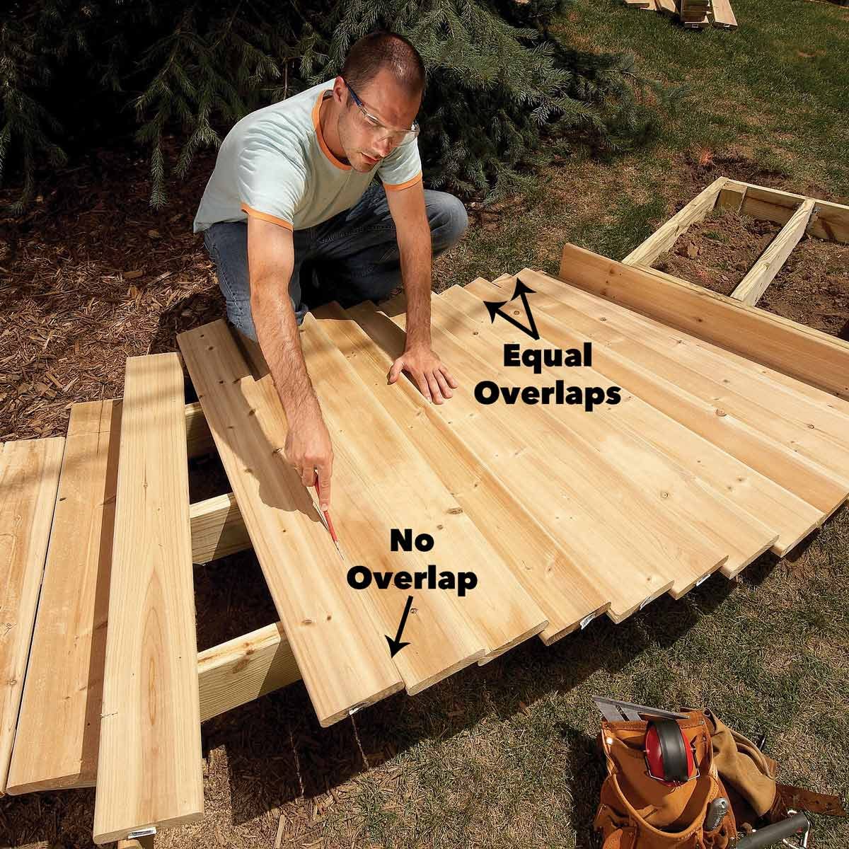 How to Build a Wooden Boardwalk