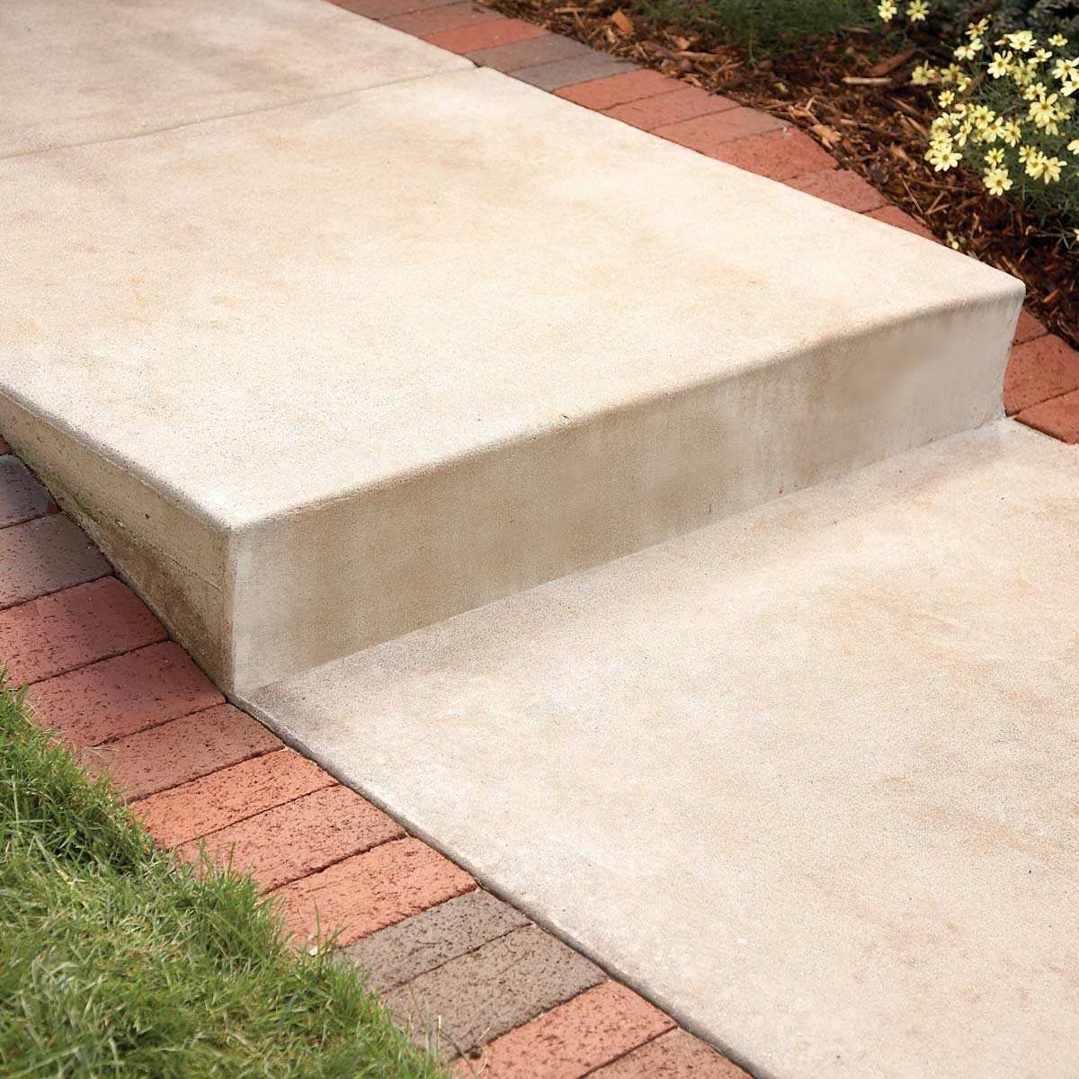 Use Brick Borders for Path Edging | Family Handyman