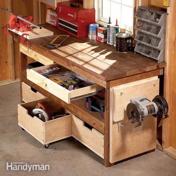 Workbench Diy Tool Cart