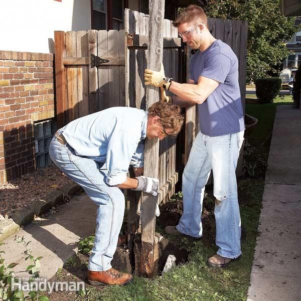 Fence Post Repair | The Family Handyman
