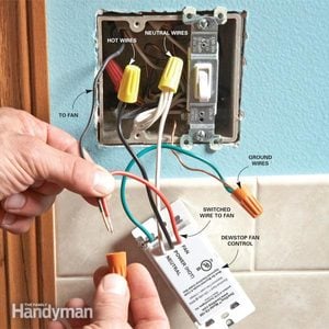 Prevent Mold with the DewStop Bathroom Fan Switch