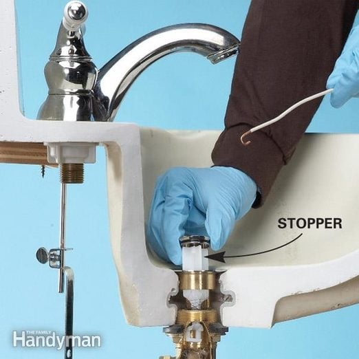 Unclog A Bathroom Sink Without, Replacing A Bathroom Sink Drain Pipe
