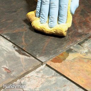 Grouting Tile Floors: Porous and Uneven Tiles