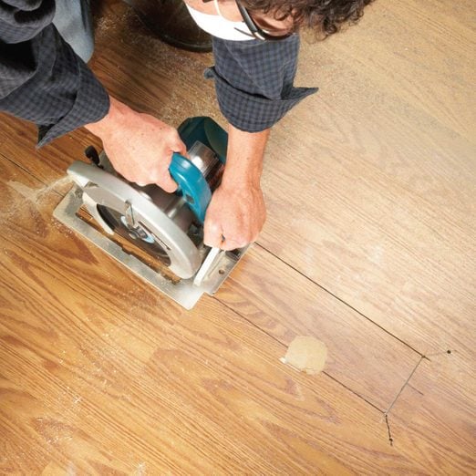 Laminate Floor Repair Diy Family Handyman