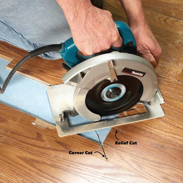 replace laminate floor damage