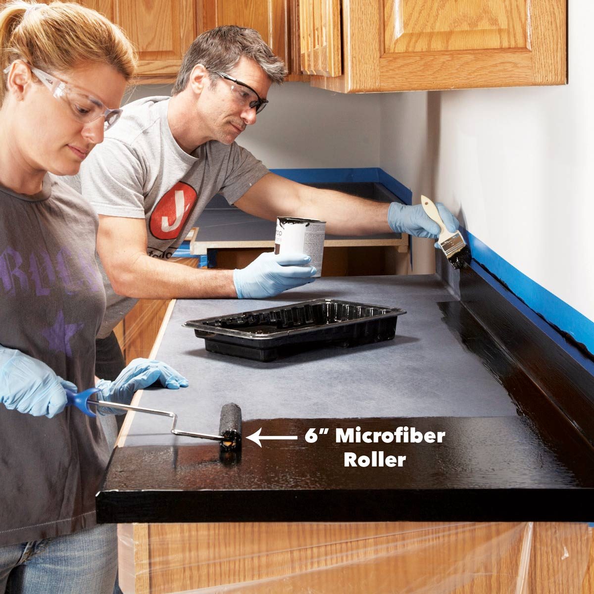 Ideas For The Kitchen Renew Kitchen Countertops Family Handyman