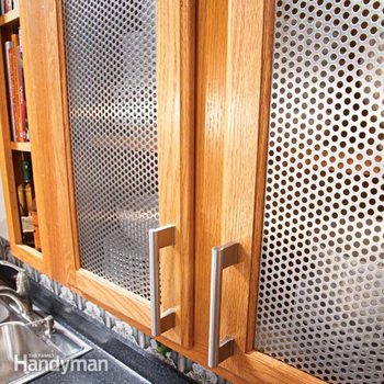 Kitchen Cabinet Door Inserts Diy, Stainless Steel Kitchen Cabinet Replacement Doors