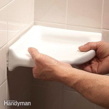 How to Install a Corner Shower Shelf (DIY)