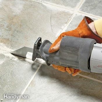 Tips For Removing Grout Diy Family, How To Remove Vinyl Tile Grout