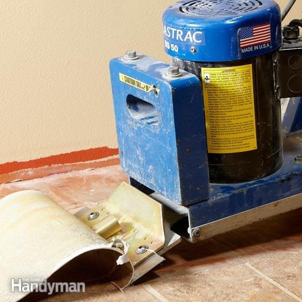 Vinyl Flooring Removal Made Easy Diy, How To Remove Vinyl Floor Tile