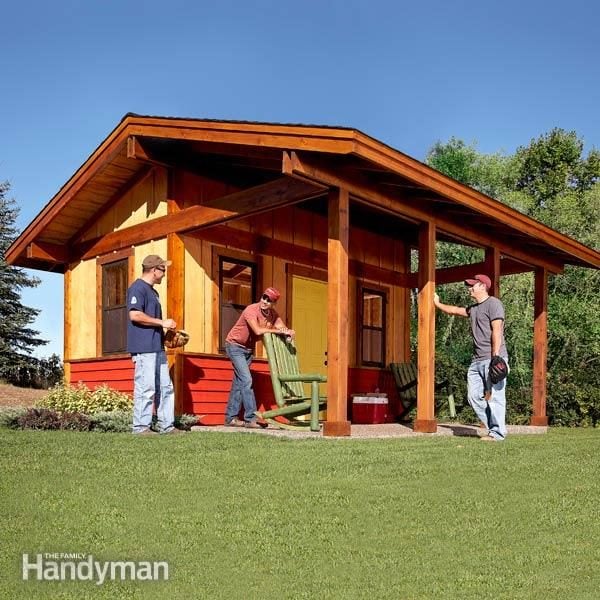How to Build a Shed With a Front Porch
