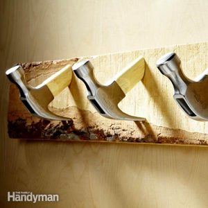 DIY Coat Hooks from Old Tools and Hardware