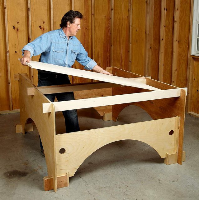 build table saw outfeed table
