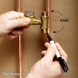 Install a Valve for an Icemaker