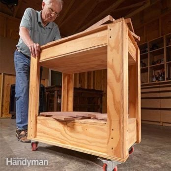 How to Build a DIY Workbench: Super Simple $50 Bench The ...