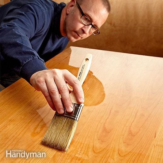 refinishing a table