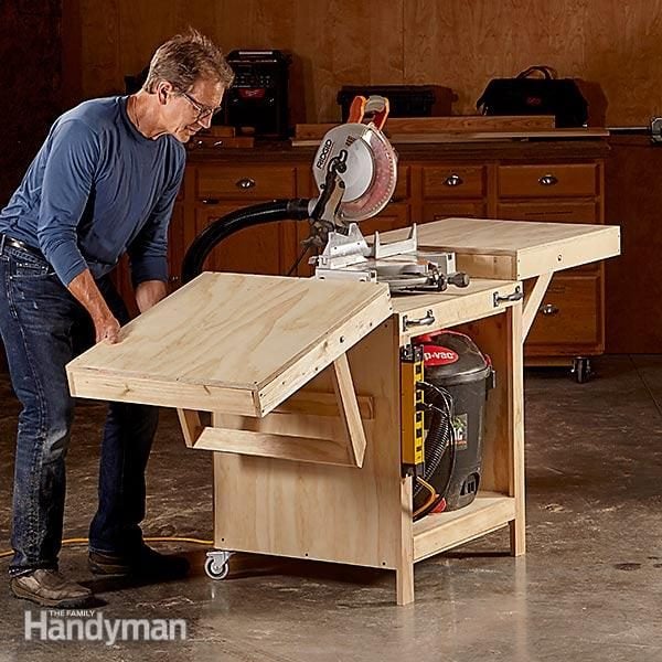 Convertible Miter Saw Station Plans | The Family Handyman