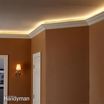 How To Install Elegant Cove Lighting Diy Family Handyman - How To Install Led Strip Lights Ceiling