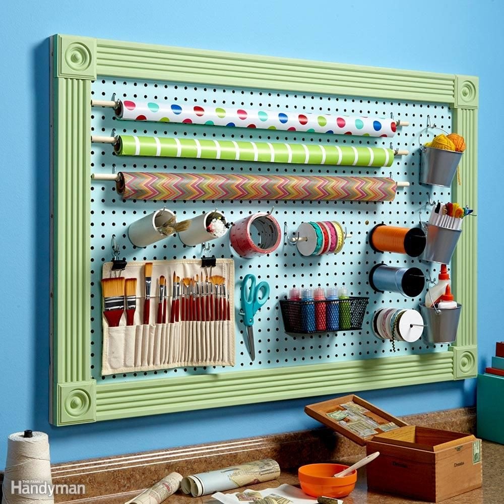 Organize Anything with Pegboard: 14 Ideas and Tips