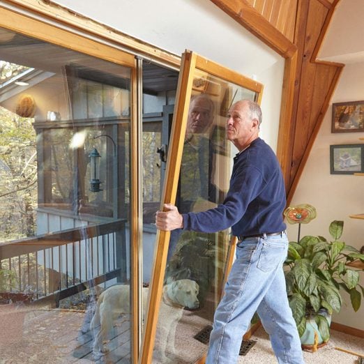 Drafty Patio Door Weatherstripping, How To Seal Patio Door For Winter