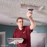 How to Texture a Ceiling: Apply Knockdown (DIY)