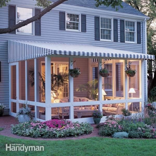 How to Build a Screened In Patio | Family Handyman